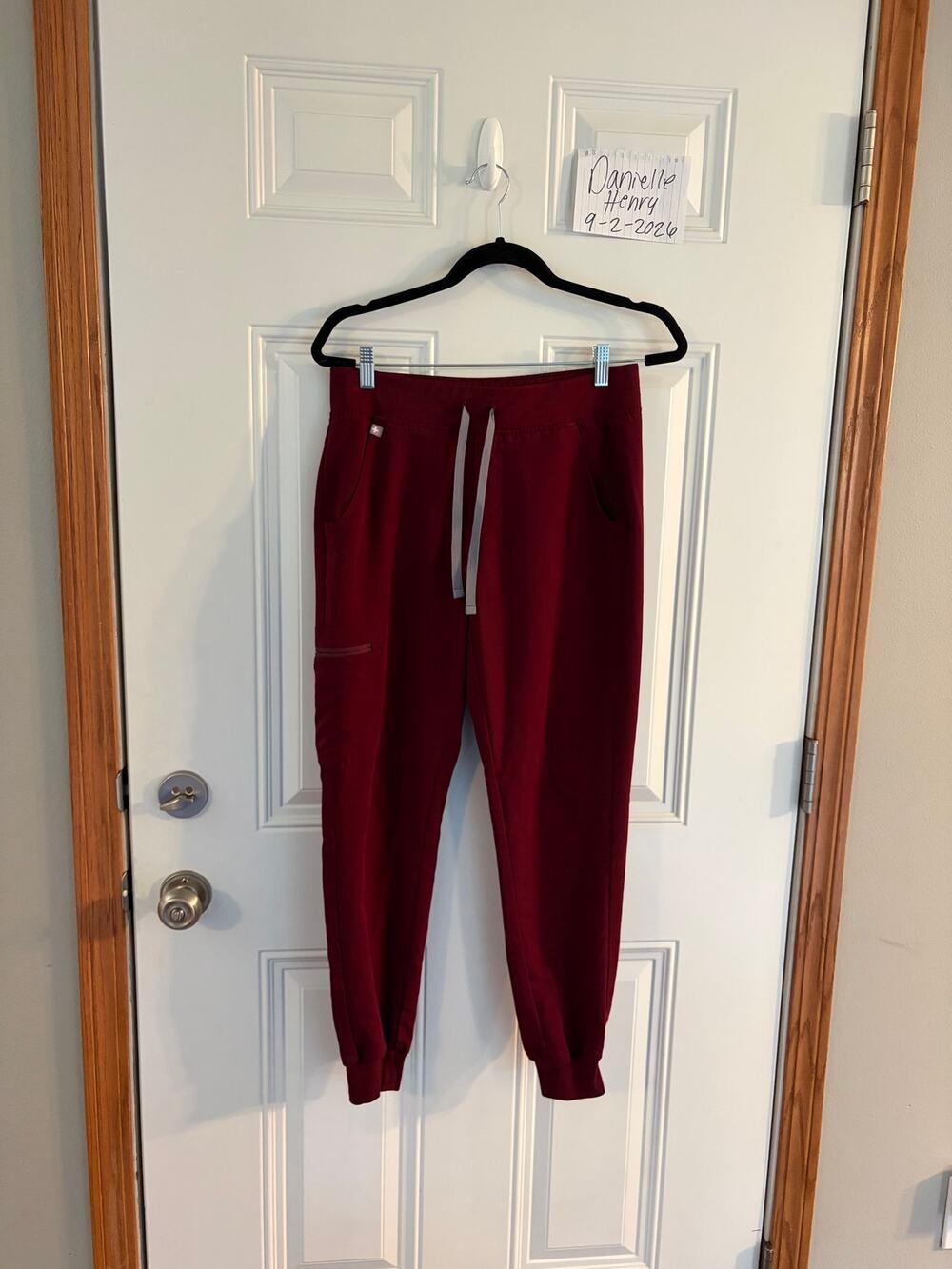 Figs Women’s Maroon Zamora Joggers Size Small